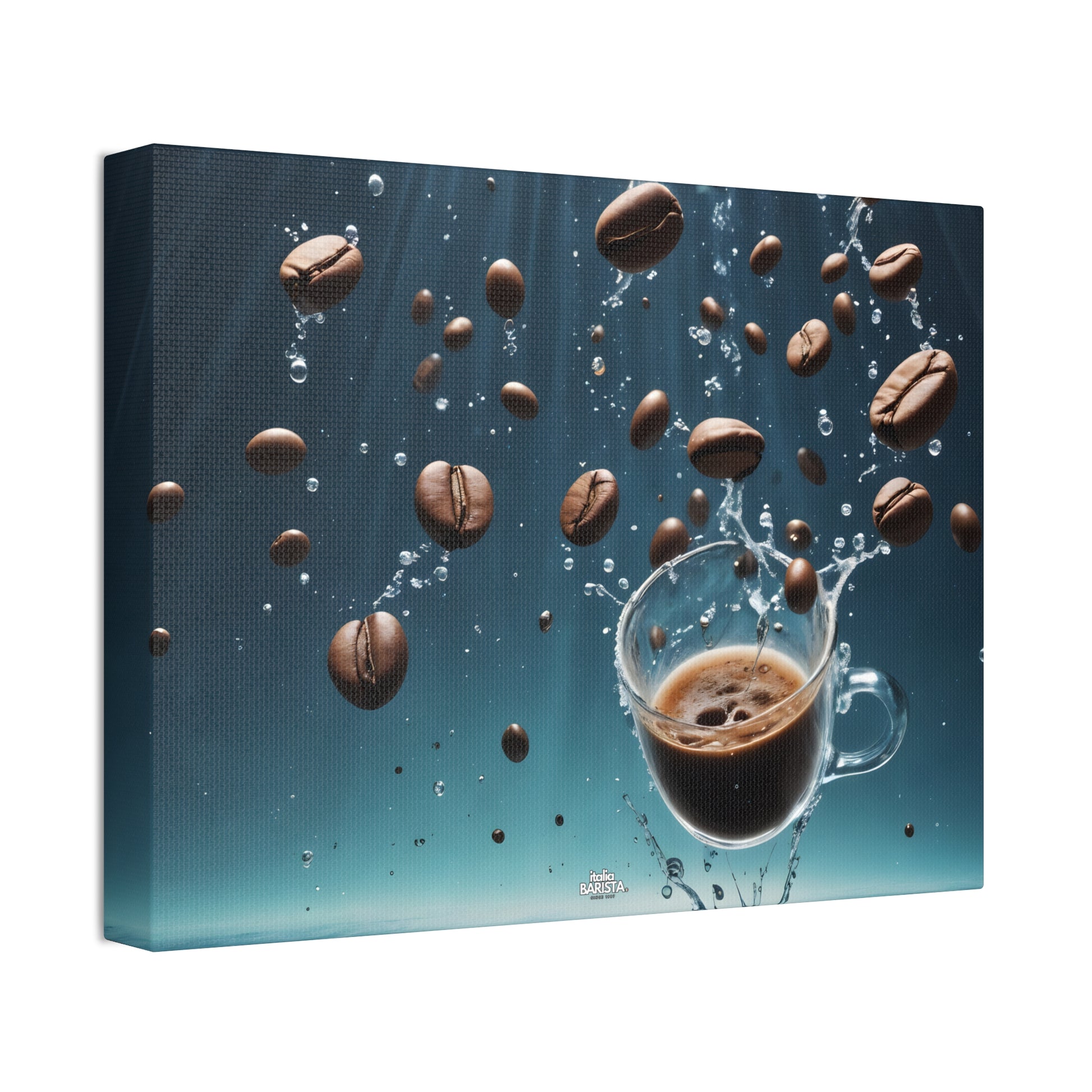 Espresso Splash Canvas