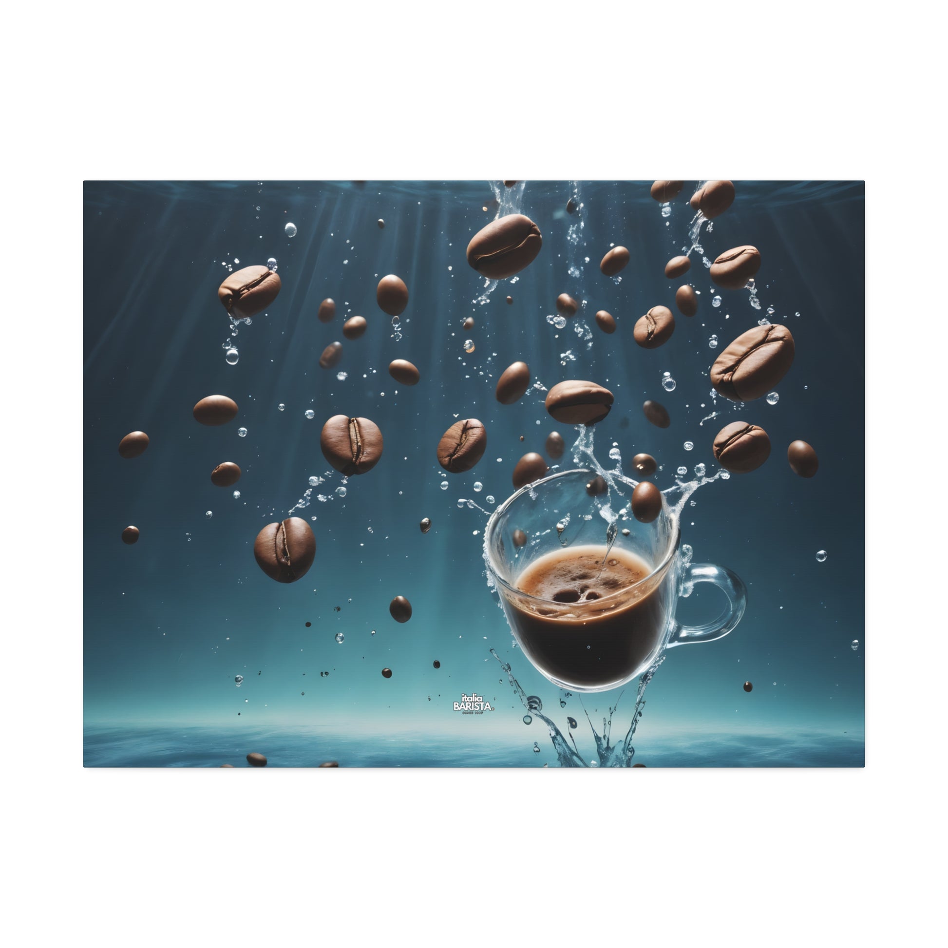 Espresso Splash Canvas